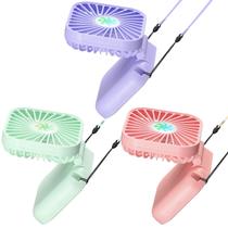 Ventilador de pescoço Hortsun Portable Mini Handheld Personal 3 Speed Ventilador de pescoço Hortsun Portable Mini Handheld Personal 3 Speed