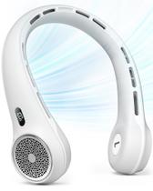 Ventilador de pescoço Hssio com bateria recarregável de 4000mAh e display LED