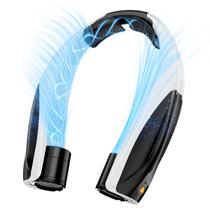 Ventilador de pescoço JIJ portátil recarregável de 6 velocidades, refrigerador de pescoço 360