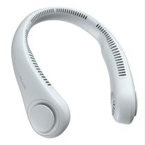 Ventilador de pescoço JISULIFE portátil recarregável sem lâminas - cinza