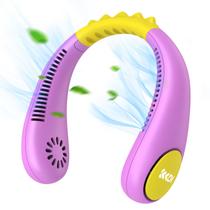 Ventilador de pescoço Kidi Kids Portable Blades 4 velocidades 2600mAh USB