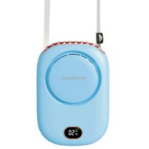 Ventilador de pescoço portátil AOCOOLFAN DQ203 USB recarregável azul claro