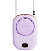 Ventilador de pescoço portátil AOCOOLFAN DQ203 USB recarregável roxo