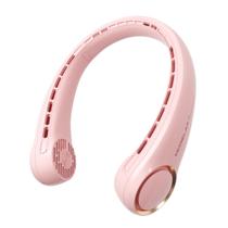 Ventilador de Pescoço Recarregável USB Jancane 3 Velocidades Rosa Ventilador de Pescoço Recarregável USB Jancane 3 Velocidades Rosa