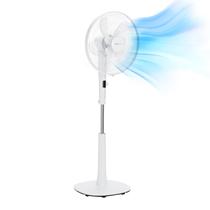 Ventilador de piso de pedestal Amazon Basics 40cm Quiet 12 Speeds White