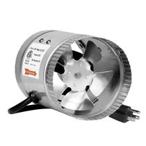 Ventilador de reforço em linha HealSmart 4" 100 CFM para HVAC Silver