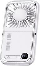 Ventilador de refrigeração portátil recarregável com display digital