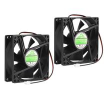 Ventilador de refrigeração Security-01 8x8x2,5 cm 12V DC sem escova 2pk