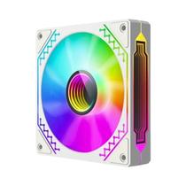 Ventilador de Refrigeração TEUCER 120mm ARGB - Efeito de Luz Espelho Cíclico - PWM 5V 3Pin