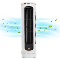 Ventilador de refrigerador de mesa Yunir Tower 26,67 cm 3 velocidades 1200mAh branco