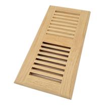Ventilador de registro de piso Homewell Red Oak Wood 4x10 Ventilador de registro de piso Homewell Red Oak Wood 4x10