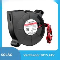 Ventilador De Resfriamento De Impressora 3D Sunon 5015 De Rolamento Duplo 24V Mellow DC Turbo Blower