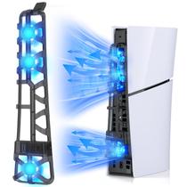 Ventilador de resfriamento FASTSNAIL PS5 Slim com luz LED e USB 3.0 Ventilador de resfriamento FASTSNAIL PS5 Slim com luz LED e USB 3.0