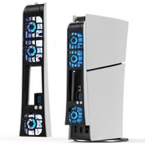 Ventilador de Resfriamento NEWDERY PS5 Slim 9 Hélices USB 3.0 LED Branco Ventilador de Resfriamento NEWDERY PS5 Slim 9 Hélices USB 3.0 LED Branco