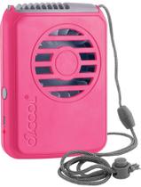 Ventilador de resfriamento O2COOL Portable Neck Personal Travel USB Rosa Ventilador de resfriamento O2COOL Portable Neck Personal Travel USB Rosa