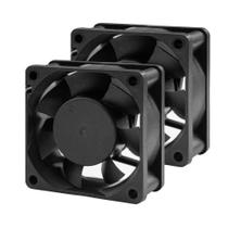 Ventilador de resfriamento PANOMOUNTS CF6025 60mm 12V DC High Airflow, pacote com 2 unidades