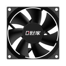 Ventilador De Resfriamento Para PC Com Rolamento Hidráulico Silencioso De 8cm, 12V 3 Pinos,
