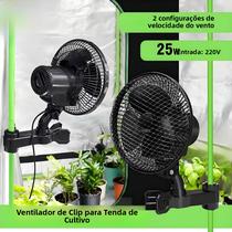 Ventilador De Resfriamento Portátil De 25W Com Clipe, Duas Velocidades Ajustáveis E Cabeça Oscilante Ventilador De Resfriamento Portátil De 25W Com Clipe, Duas Velocidades Ajustáveis E Cabeça Oscilante