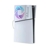 Ventilador De Resfriamento RGB Ajustável Para PS5 Slim pro 12cm Com Sensor De Temperatura E Sistema