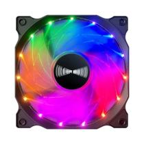Ventilador De Resfriamento RGB Vortex De 120mm TEUCER 12V Silencioso Com Rolamento Hidráulico Para