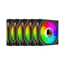 Ventilador De Resfriamento Silencioso ARGB PWM De 12cm UPSIREN UF-1 PRISM 4 pro Para Chassi De