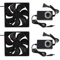 Ventilador de resfriamento UMLIFE 120x25mm 110V 220V AC com controlador de velocidade Ventilador de resfriamento UMLIFE 120x25mm 110V 220V AC com controlador de velocidade