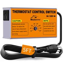 Ventilador de sótão com controle de termostato Makevivi com controle de temperatura