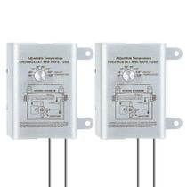 Ventilador de sótão Thermostat Control Saillong de 10 A, pacote com 2 Ventilador de sótão Thermostat Control Saillong de 10 A, pacote com 2