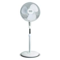 Ventilador de suporte BLACK+DECKER 16 com base de pedestal branca