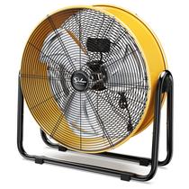 Ventilador de tambor Simple Deluxe 50 cm Heavy Duty Metal Industrial Amarelo