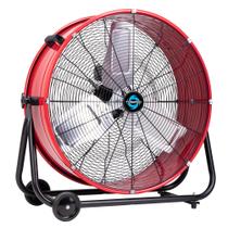 Ventilador de tambor Tornado Tilt ajustável de 24 polegadas 8800 CFM 230W