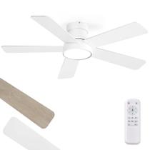 Ventilador de techo Fanbulous 42" con luz y control remoto, 3 temperaturas de color, 6 velocidades