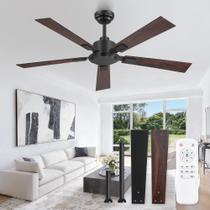 Ventilador de techo ZMISHIBO 132 cm 5 aspas motor silencioso DC Ventilador de techo ZMISHIBO 132 cm 5 aspas motor silencioso DC