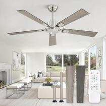 Ventilador de techo ZMISHIBO 132 cm sin luz con control remoto y motor DC de 6 velocidades Ventilador de techo ZMISHIBO 132 cm sin luz con control remoto y motor DC de 6 velocidades