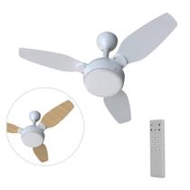 Ventilador de teto 3 p&Atilde&iexcls Inverter dupla face mdf com controle remoto - Le - Ventisol