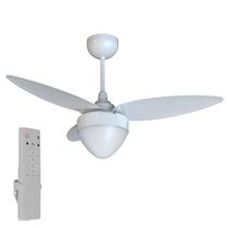 Ventilador de teto 3 pás Inverter com controle remoto branco - Aires (110V/220V)