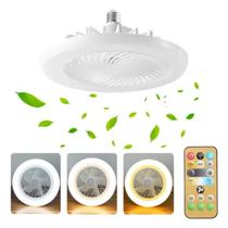 Ventilador De Teto 30w Luzes Controle Remoto Diâmetro 25 Cm Branco Frequência 50hz60hz Material das pás Plástico Ventilador De Teto 30w Luzes Controle Remoto Diâmetro 25 Cm Branco Frequência 50hz60hz Material das pás Plástico