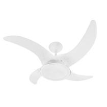 Ventilador De Teto 4 Pás Luminária Led Branco Mareiro-Tron