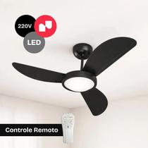 Ventilador de Teto 96cm com Luz LED Controle Remoto 220V Potente e Silencioso Ventilador de Teto 96cm com Luz LED Controle Remoto 220V Potente e Silencioso