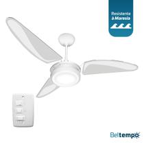 Ventilador de Teto à Prova de Maresia Umidade Pás Policarbonato LED Branco 6500K Beltempo Maris Ventilador de Teto à Prova de Maresia Umidade Pás Policarbonato LED Branco 6500K Beltempo Maris