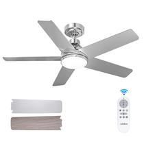 Ventilador de teto Addlon 42" Nickel com controle remoto de luz Ventilador de teto Addlon 42" Nickel com controle remoto de luz