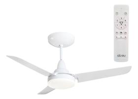 Ventilador de Teto Aliseu Alisclean Eco Led com Motor Inverter Estrutura Branco Diâmetro 90 cm Quantidade de Pás 3 Luminária Integrada 3 Cores Ventilador de Teto Aliseu Alisclean Eco Led com Motor Inverter Estrutura Branco Diâmetro 90 cm Quantidade de Pás 3 Luminária Integrada 3 Cores