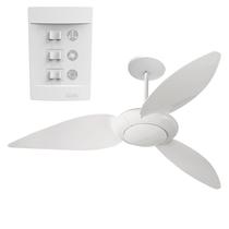 Ventilador de Teto Aliseu Aliseu Sem Luminária Branco com Controle de Parede