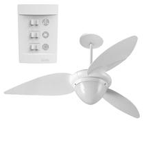 Ventilador De Teto Aliseu Para 01 Lampada Controle De Parede