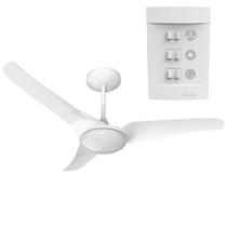 Ventilador De Teto Aliseu Slim Branco Com Controle De Parede