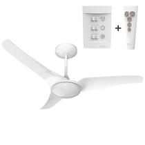 Ventilador De Teto Aliseu Slim Branco Controle Remoto+Parede