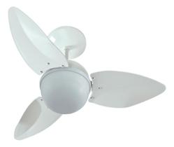 Ventilador de Teto Aliseu Smart Branco Com Controle de Parede Ventilador de Teto Aliseu Smart Branco Com Controle de Parede