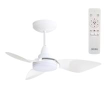 Ventilador de teto aliseu smart eco branco bivolt com controle remoto e motor inverter