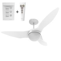 Ventilador De Teto Aliseu Terral Branco Controle Remot+Pared