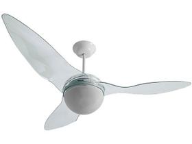 Ventilador de teto aliseu terral, cristal, com controle de parede Ventilador de teto aliseu terral, cristal, com controle de parede